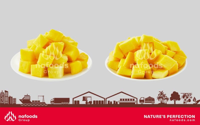 frozen iqf mango