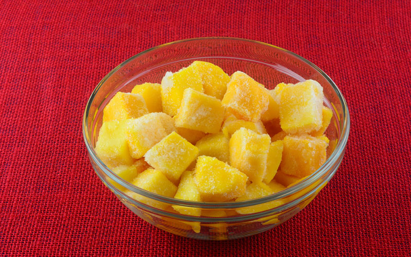 frozen iqf mango