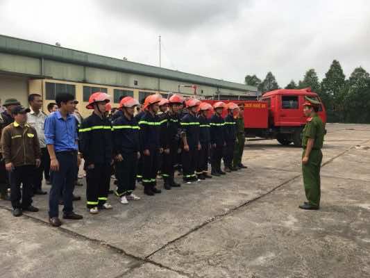 Nafoods tổ chức diễn tập phòng cháy chữa cháy tại nhà máy Naprod