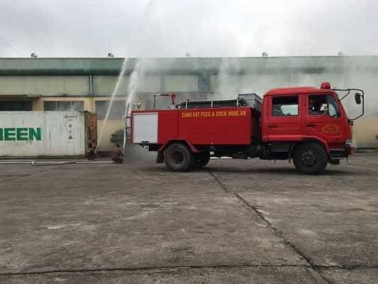 Nafoods tổ chức diễn tập phòng cháy chữa cháy tại nhà máy Naprod