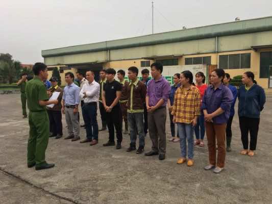 Nafoods tổ chức diễn tập phòng cháy chữa cháy tại nhà máy Naprod