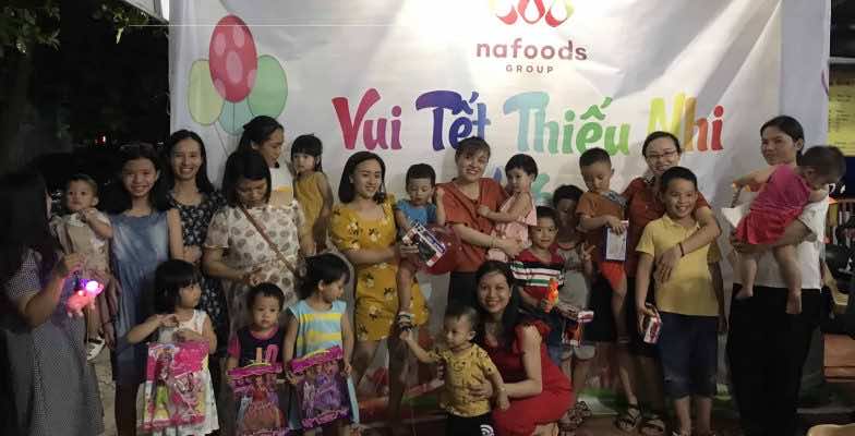 Quốc tế thiếu nhi cho con em CBCNV Nafoods Group VP Vinh
