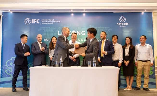 Nafoods tổ chức lễ công bố hợp tác đầu tư với IFC và chiến lược 2022;