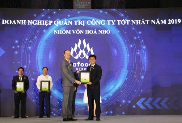 Nafoods vinh dự lọt vào Top 5 doanh nghiệp có Báo cáo quản trị công ty tốt nhất năm 2019