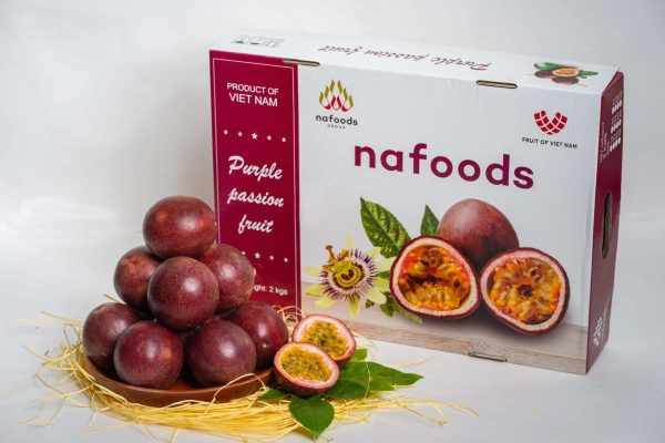 Hộp chanh leo quả tươi thương hiệu Nafoods