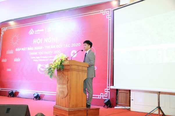 Chủ tịch HĐQT Nafoods Group phát biểu tại hội nghị
