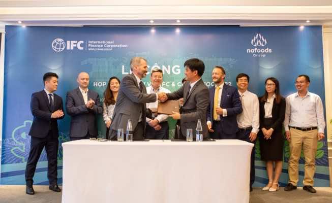Nafoods Group Joint Stock Company successfully held a ceremony to announce investment cooperation with IFC