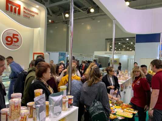 Nafoods booth at World Trade Moscow 2019