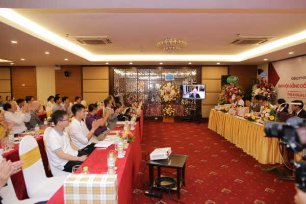 Ban tổ chức ĐHĐCĐ thường niên 2020 của Nafoods tổ chức kết nối trực tuyến