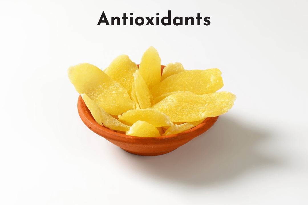 Pineapples also provide healthy antioxidants