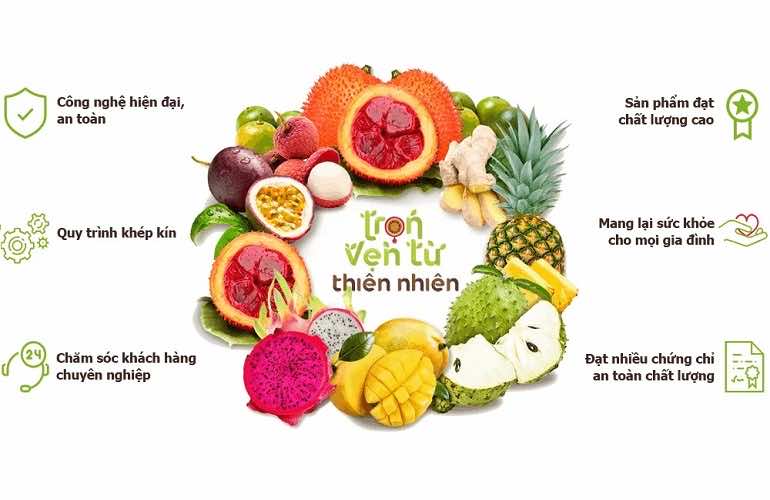 Nafoods là nhà cung cấp các sản phẩm từ trái cây tươi với chất lượng hàng đầu