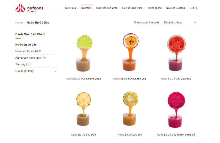 Nafoods offers a wide variety of concentrate products