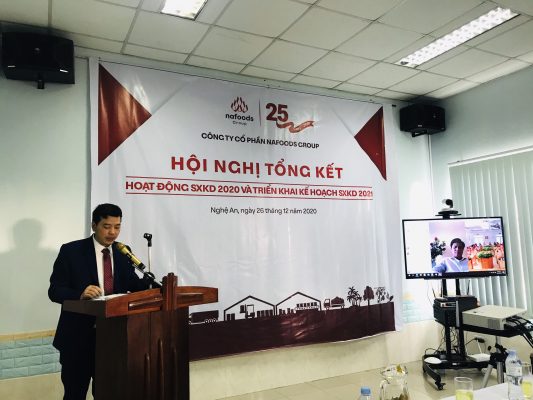 Ông Hồ Hải Quân - Giám đốc Nhân sự Nafoods khai mạc Hội nghị