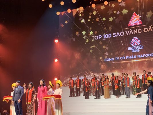 Nafoods Group đạt Top 100 Giải thưởng Sao Vàng Đất Việt 2021;