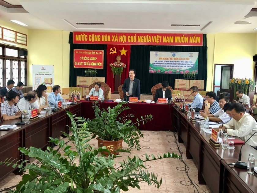 nafoods dau tu phat trien ben vung chanh leo va rau qua tai Gia Lai