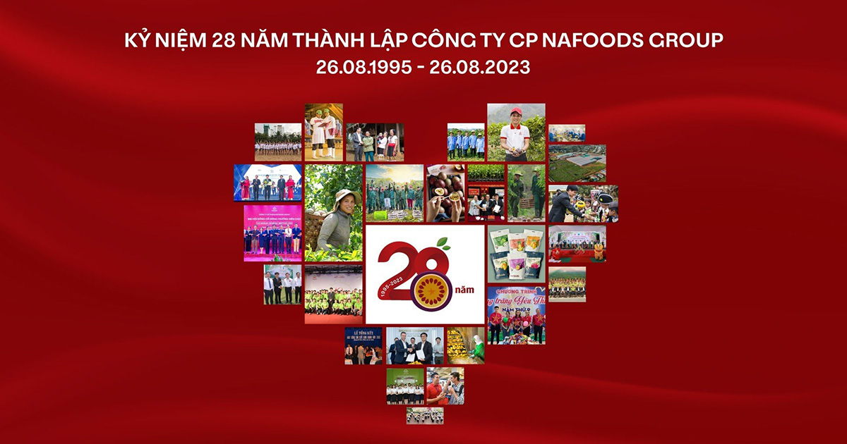Nafoods group 28 nam xay dung va phat trien