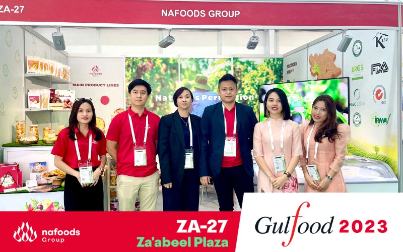 Nafoods tham du hoi cho gulfood 2023