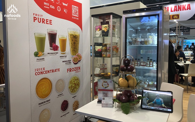 gian hàng của nafoods tại anuga, đức/Nafoods booth at Anuga fair, Germany
