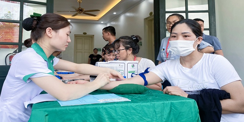 Hoạt động khám sức khỏe định kỳ cho CBCNV Lao động được Nafoods Group tổ chức định kỳ hằng năm;