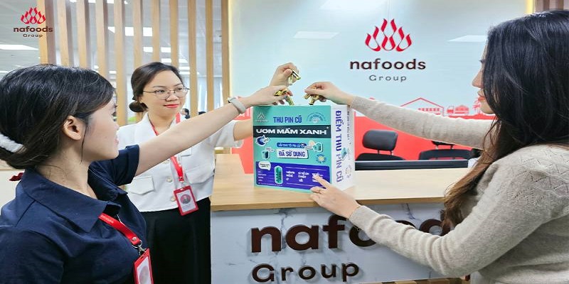 CBCNV công ty hưởng ứng chiến dịch :"Thu gom pin cũ vì tương lai xanh" năm 2024;