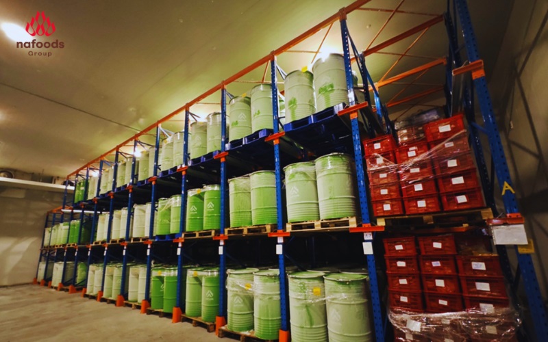 Kho hàng lưu trữ và bảo quản sản phẩm nông nghiệp của nafoods