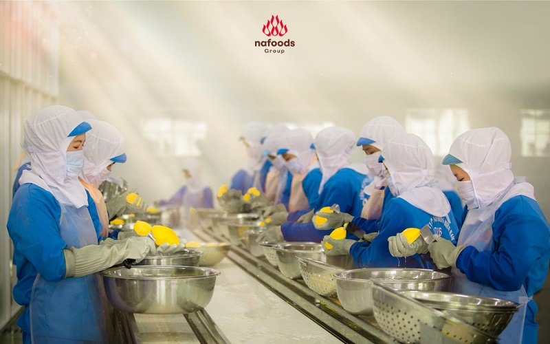 Cán bộ công nhân viên nafoods với tay nghề cao