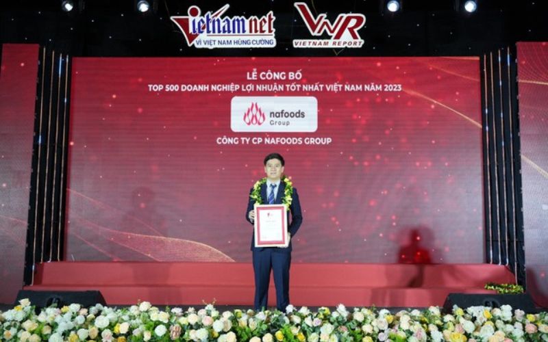 Nafoods Group top 500 doanh nghiệp đật lợi nhuận tốt