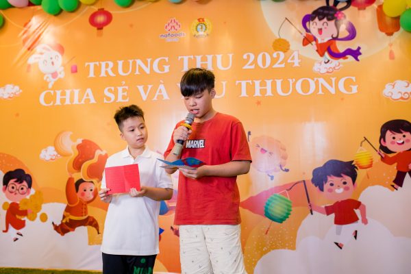Những bức thư hay nhất gửi các bạn nhỏ bị ảnh hưởng sau bão Yagi được lựa chọn đọc tại chương trình đêm trung thu Nafoods;