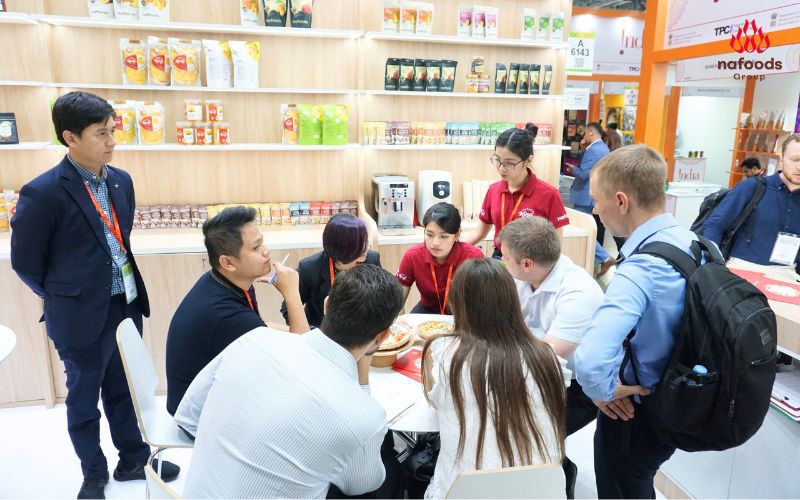 Nafoods tại hội chợ Worldfood Moscow 2024