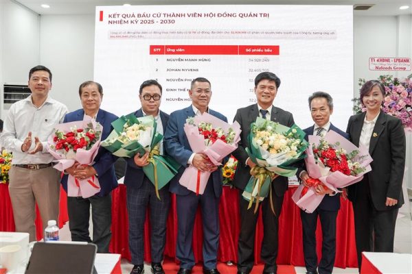 Hội đồng quản trị Công ty CP Nafoods Group giai đoạn 2025-2030 chính thức ra mắt đại hội;