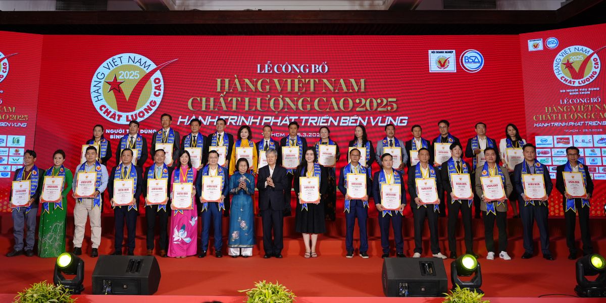 Nafoods Awarded the "High-Quality Vietnamese Goods 2025" Certification, Based on Consumer Votes