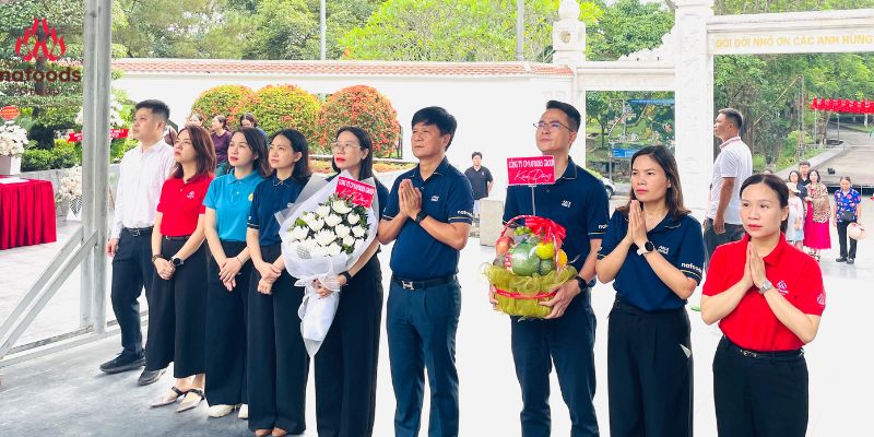 Nafoods Group tổ chức dâng hương, tưởng niệm tại Khu di tích Ngã ba Đồng Lộc, Hà Tĩnh nhân 78 Năm Ngày Thương Binh – Liệt Sĩ,