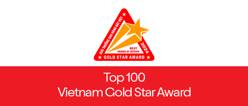 nafoods top 100 vietnam gold star award