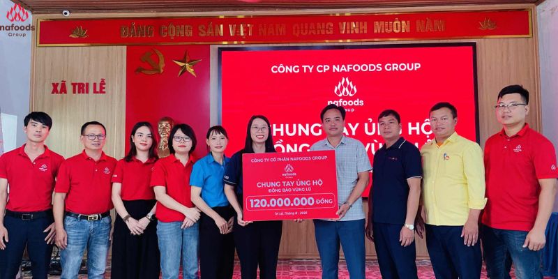 Đoàn đã trao 120.000.000 đồng hỗ trợ xã Tri Lễ khắc phục hậu quả sau mưa lũ;