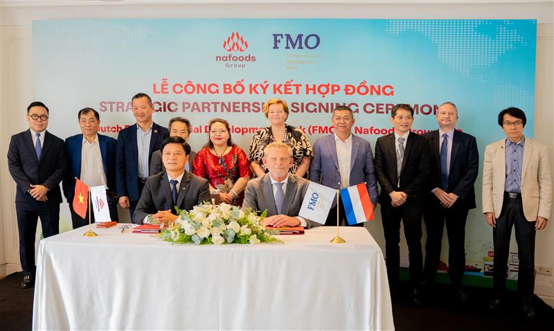 lễ ký kết hợp tác nafoods & fmo 20 triệu usd