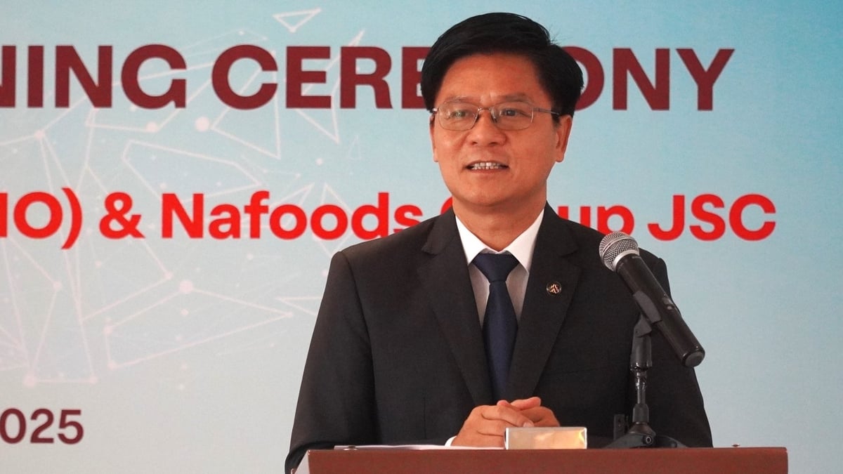 đại diện nafoods ông nguyễn mạnh hùng phát biểu