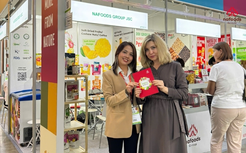 nafoods and customers at worldfood moscow 2025