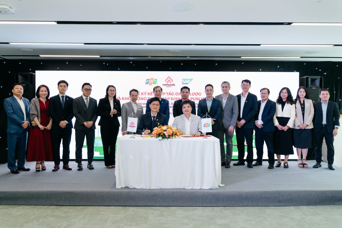 nafoods group cùng fpt ký kết hợp tác chiến lược về chuyển đổi số quy mô lớn