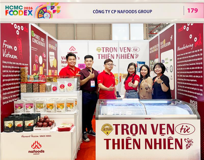 Nafoods Tại HCMC Foodex 2026: Khẳng Định Vai Trò Nhà Cung Cấp Giải Pháp Nguyên Liệu Trái Cây Nhiệt đới Toàn Diện