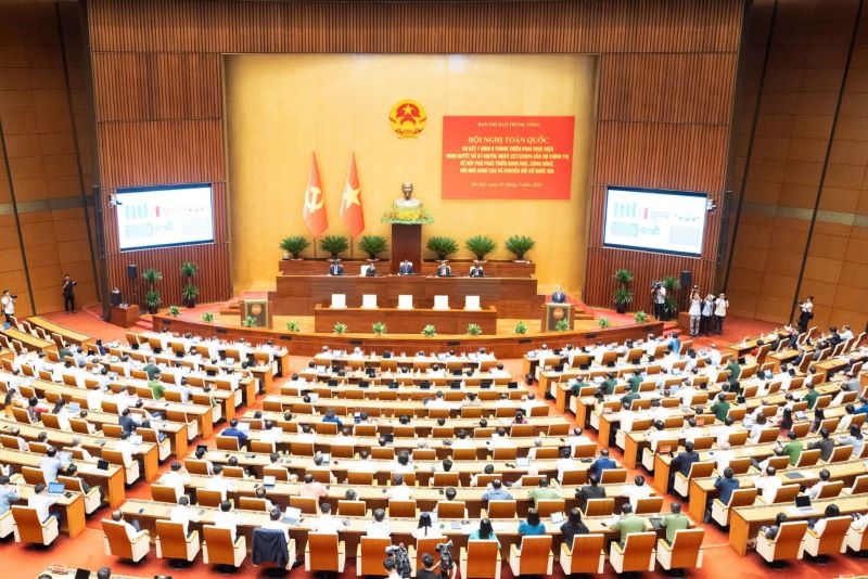 Hội nghị toàn quốc sơ kết 1 năm 6 tháng triển khai thực hiện Nghị quyết số 57-NQ/TW ngày 22/12/2024 của Bộ Chính trị