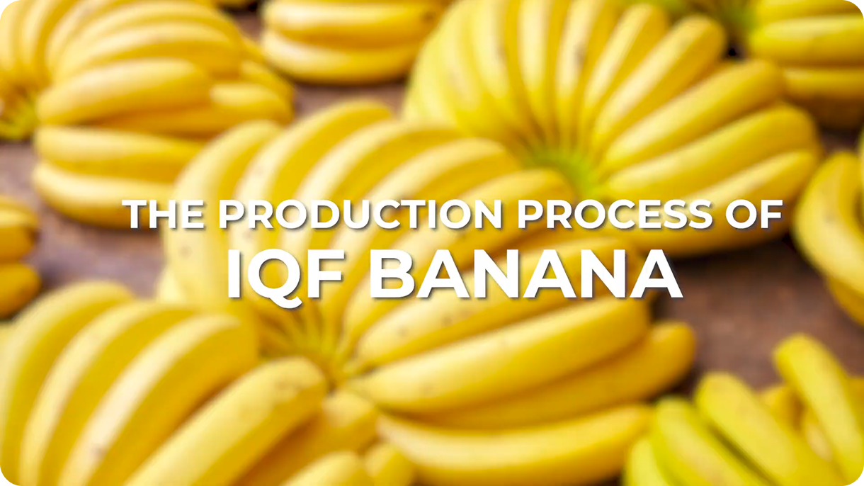 chuối đông lạnh banana iqf